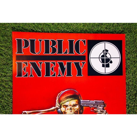 Public Enemy Muse Sick-N-Hour Poster VTG 1994 Funky #8001 Chuck D Flavor Flav - Picture 6 of 9